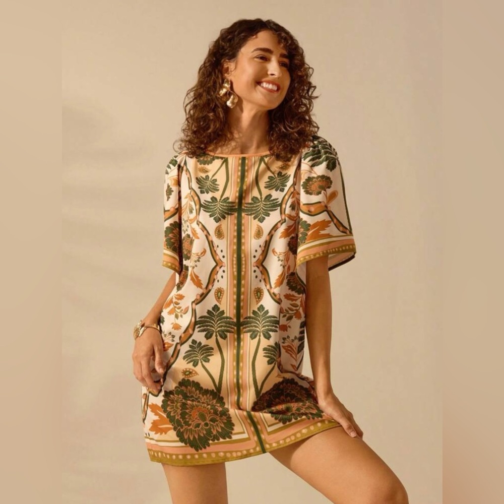 SHEIN Boho Botanical Print Dress SZ:Large(8/10)
Brand New without Tags